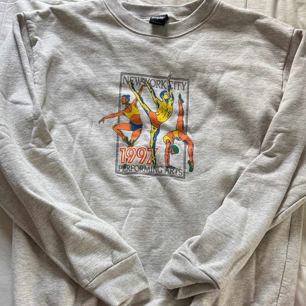 Cream only NY Graphic Sweatshirt